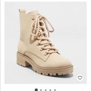 Parker Lace-Up Combat Boots - Universal Thread